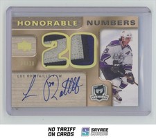 2005-06 UD The Cup Honorable Numbers Auto Patch Gold Luc Robitaille /20 #HN-LR