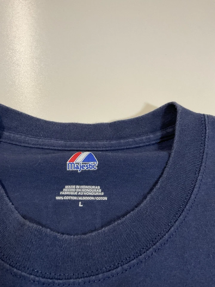 Camiseta de béisbol de los Detroit Tigers Austin Jackson para hombre L majestuosa MLB Foto 3 de 4