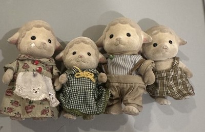 Sylvanians Early Flair The Dales Sheep Family Of 4 SEE PICS FOR CONDITION
