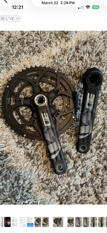 Rotor 3D 52/36T 30mm Spindle Crankset