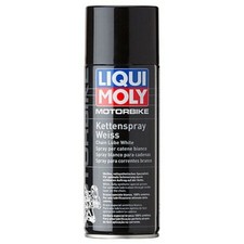 Lubricante de cadena para motocicleta liqui moly (blanco)-spray 400ml para moto