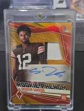 2025 Panini Phoenix Shedeur Sanders Gold Rookie Phenom RPA 4/10 RC Auto Browns