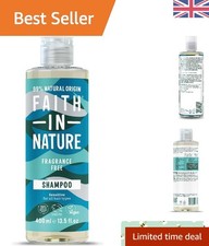 Natural Fragrance-Free Shampoo for Sensitive Scalp -  & Cruelty-Free 400ml