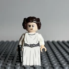 LEGO Star Wars Princess Leia Organa Minifigure White Dress sw1036 75244 75301 2B