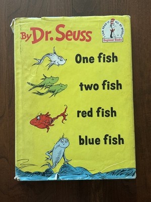 One Fish Two Fish, First Edition (1960) w/ Dust Jacket!