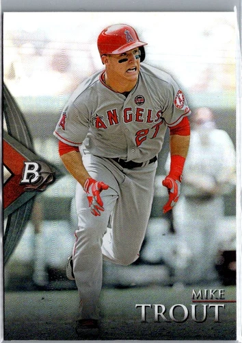 2014 Bowman Platinum Baseball Mike Trout Base Card #2 - Angels
