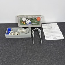 Vintage Golf Ball Monogrammer, StarCase Golfball marker kit, Initialling Imprint