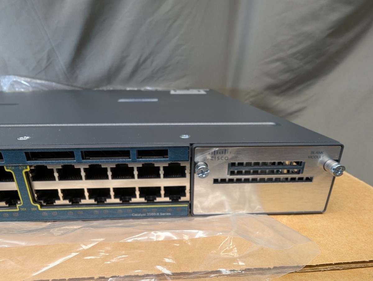 New Cisco Catalyst 3560X WS-C3560X-48T-S 48-Port Gigabit Ethernet