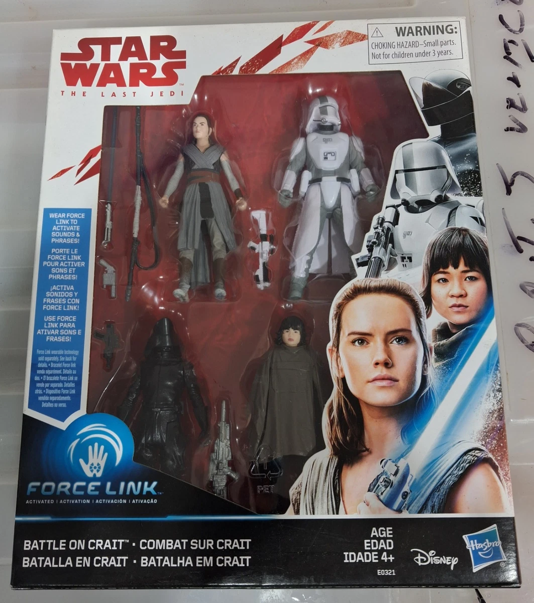Star Wars The Last Jedi Battle On Crait 4 Pack 3.75 Inch Hasbro Disney 