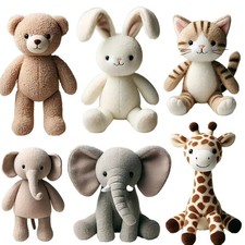15CM Cute Plush Animal Toys Soft Stuffed Doll Modern Design Baby Kids Gift - US