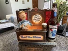vintage beer signs lighted Pabst Blue Ribbon