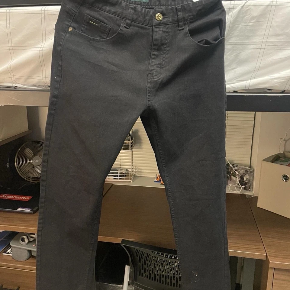 ¡JEANS GUCCI NEGROS LOCOS! -Talla 32!!!-¡Se enviará lo antes posible!!! Foto 2 de 4