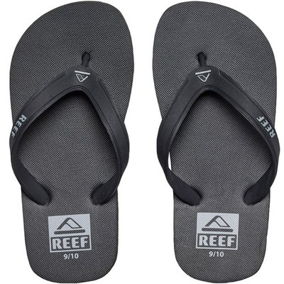 Reef Jungen Kinder Switchfoot Sommer Strand Urlaub Sandalen Flip Flops - schwarz
