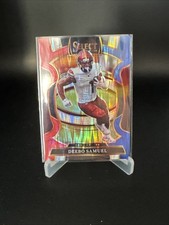 2025 Panini Select Football Concourse #87 Deebo Samuel Red & Blue Shock Prizm 