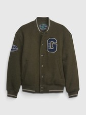 GAP Men's Varsity Jacket, Size Large