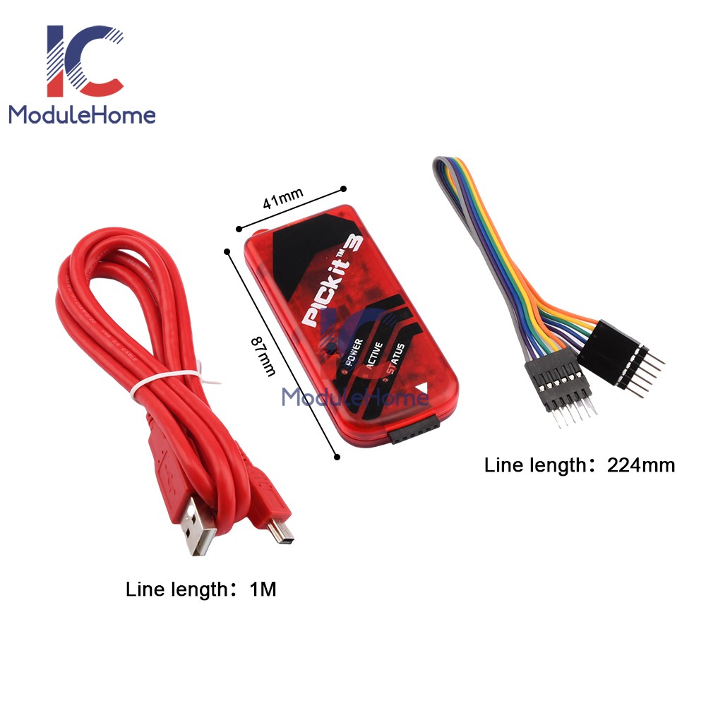 PICkit3 Microchip Original MPLAB PICkit 3 PIC In-Circuit Debugger Programmer NEW