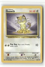 Pokemon Meowth 56/64 Unlimited Jungle Common