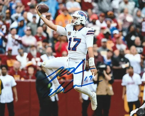 Josh Allen Autographed Signed Buffalo Bills 8x10 Photo COA/Matching Hologram
