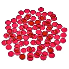 Red Tabletop Game With 100 Magnetic Chips 3-4 Inch Size