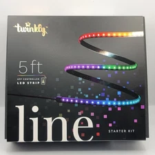 Twinkly Line 5 Ft App-Controlled LED Strip Starter Kit RGB Wi-Fi & Bluetooth