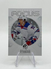 Brennan Othmann 2024-25 SP Authentic Freshman Focus FF-8 New York Rangers