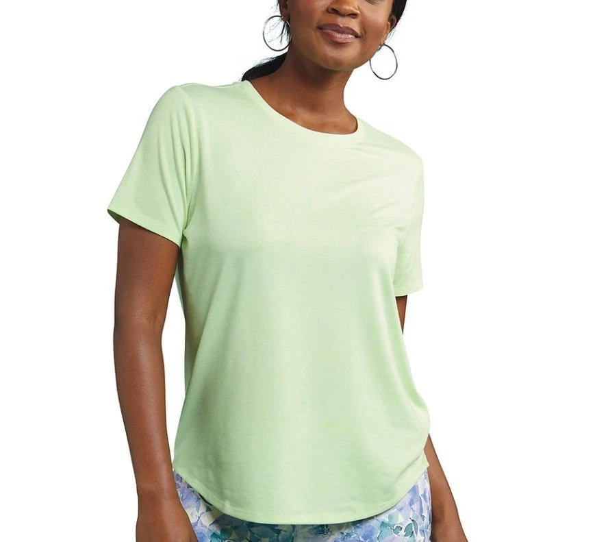 Skechers Women's Active GO WALK Wear GO DRI® SWIFT Tunic T-Shirt Lettuce Green S