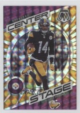 2023 Panini Mosaic Center Stage Purple Prizm 9/49 George Pickens #CS-GP 0y6s