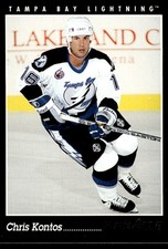 1992-93 O-Pee-Chee Premier ! Chris Kontos Rookie Tampa Bay Lightning #123