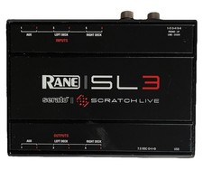 RANE SL 3 For SERATO SCRATCH LIVE Advanced Audio Interface for Pro DJs W/ Bag