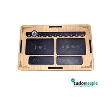 Customeeple Game Accessory Frostpunk Supply Board Overlay (Natural Unglue New
