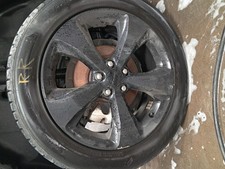 Used Wheel fits: 2018 Jeep Cherokee 18x7 5 spoke solid spoke black Grade C