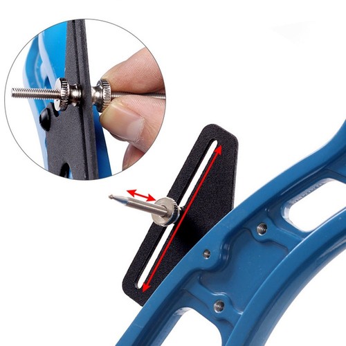 Recurve Bow Sight T Scope 1 Pin Longbow Takedown Practice Target Stainless Steel - Picture 14 of 21
