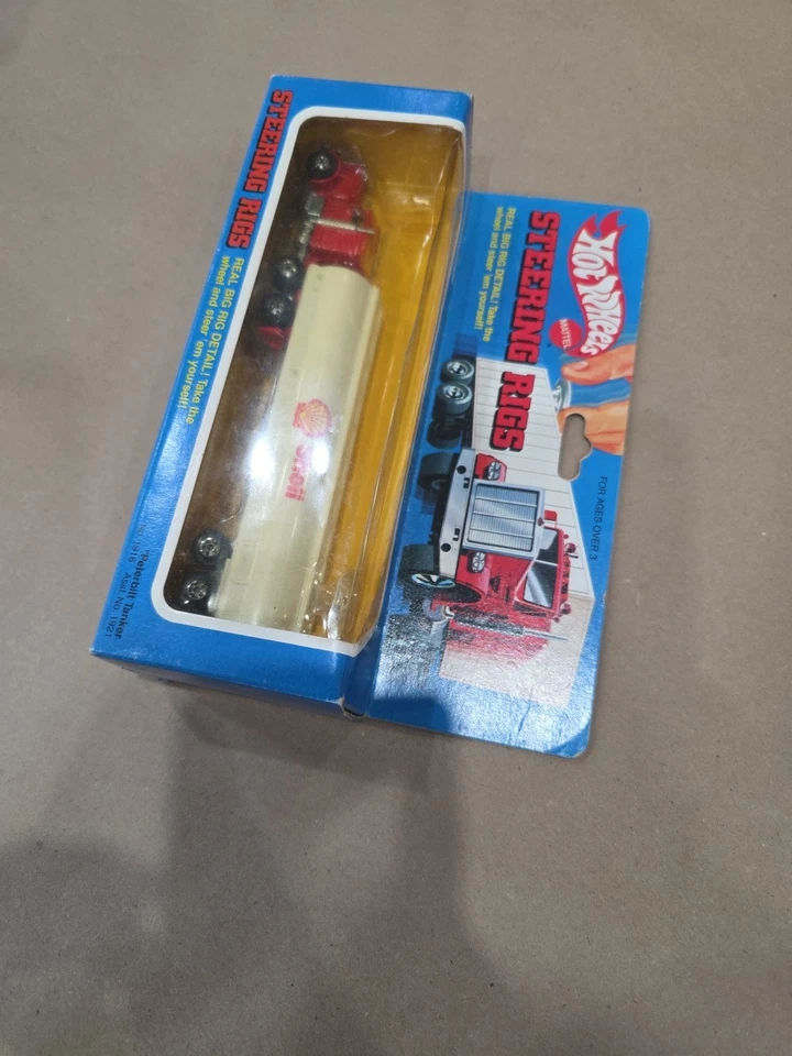 Equipo de dirección Hot Wheels 1980 #1916 Peterbilt Shell petrolero de gasolina nuevo Hong Kong Foto 4 de 4