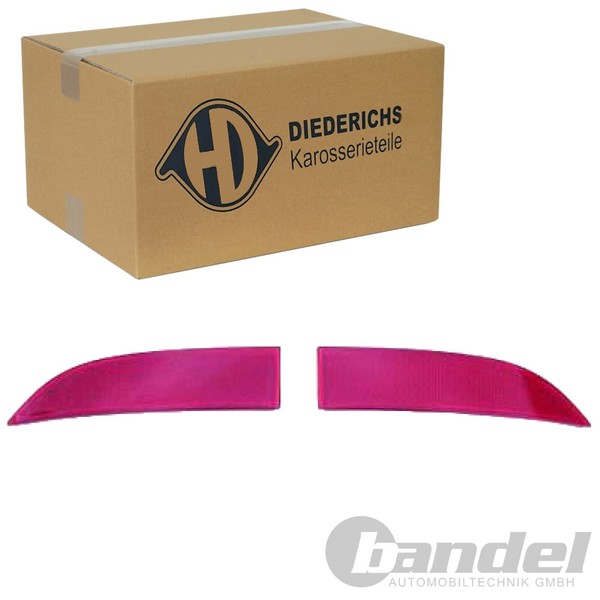 Diederichs RÜCkstrahler Reflektor Hinten Links StoßFÄNger Passend FüR Dacia Loga-image