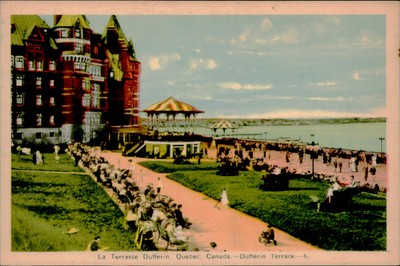 Postcard: La Terrasse Dufferin, Québec, Canada.-Dufferin Terrace.-6.