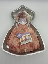 Barbie Cake Pan w Instructions and Head Face Maker 1992 Wilton for Mattel