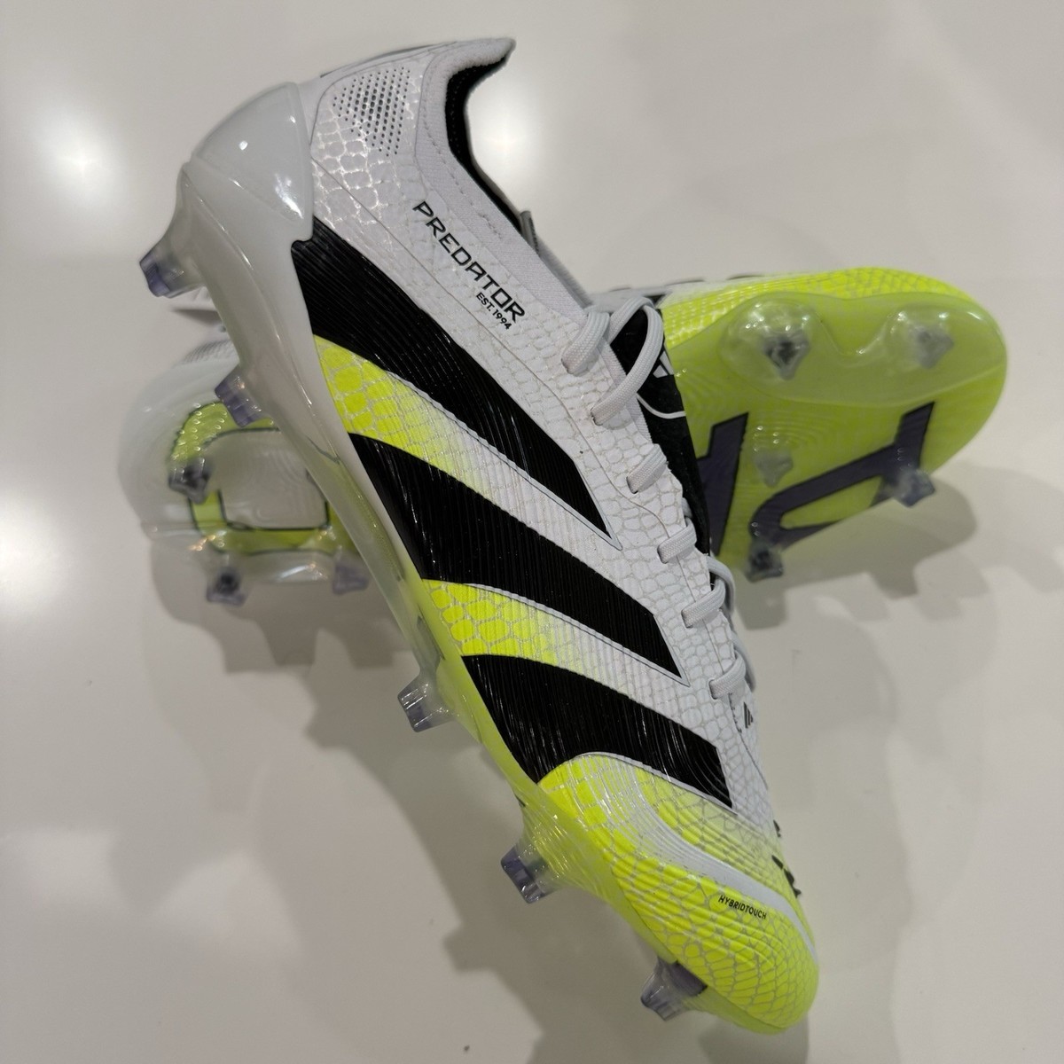 Adidas Predator Elite FG Soccer Cleats JI1082 White Lucid 