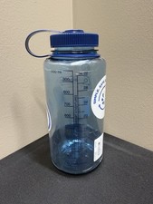 NEW Nalgene 32 Oz Baby Blue Sustainable Water Bottle Leak Proof Bpa Free