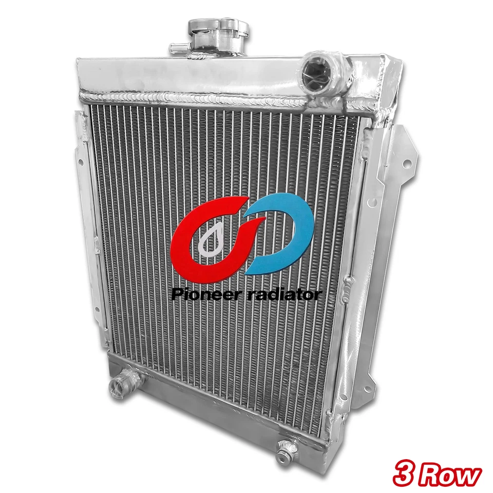 Aluminum Radiator For 1970-1976 75 Nissan Datsun 1200 B110 Sedan B210 1.2L MT Foto 2 de 4