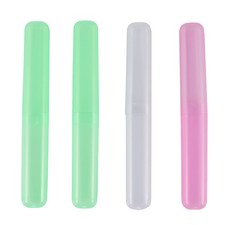 4Er Pack ZahnbüRstenhalter Etui  Camping Cover Tube Plastikbox Set Neu E1Q3