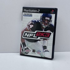 NFL 2K3 PlayStation 2 PS2 Video Game Sega Sports PS2