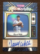 2025 Leaf Vivid Memories Blue AUTO David Wells YANKEES #d 1/1