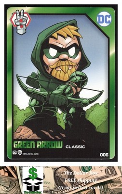 2023 DC Comics Ooshies Collector Cards Series 2 #6 Green Arrow