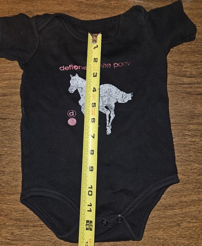Deftones White Pony Black One Piece 12 Month Baby Toddler - Nu Metal - Picture 3 of 4
