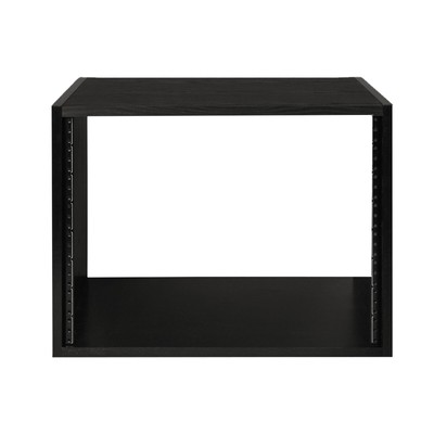 Cases Wooden Studio Rack, 8U Size with 15.25'' Depth, Black (GR-STUDIO-8U)