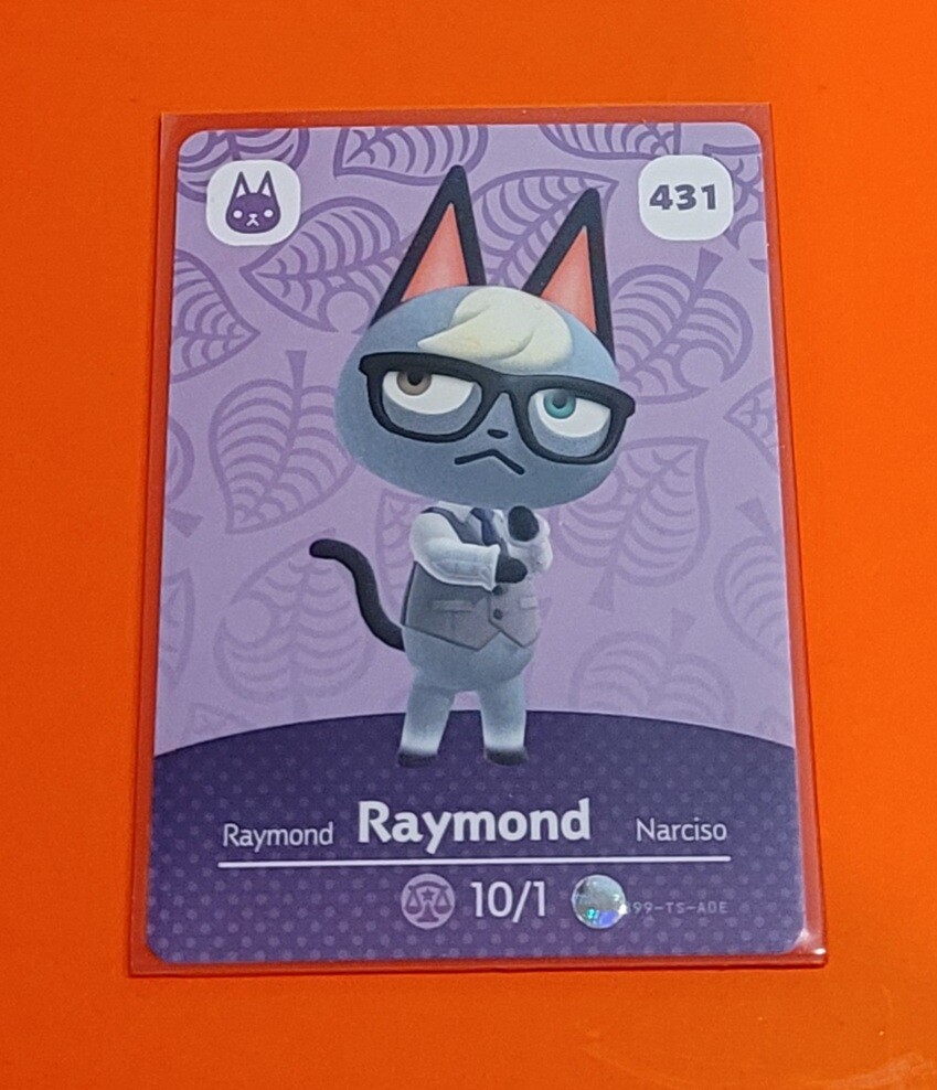 Raymond Amiibo Card Animal Crossing Raymond Nfc Raymond #431