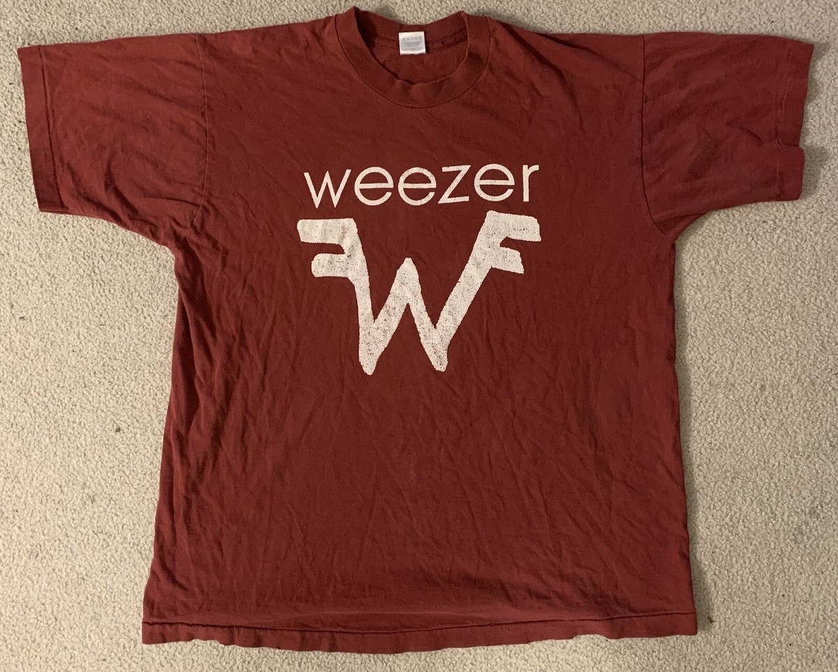 Weezer Shirt XL 1994 Bokkus Fan Club Single Stitch Vintage Green