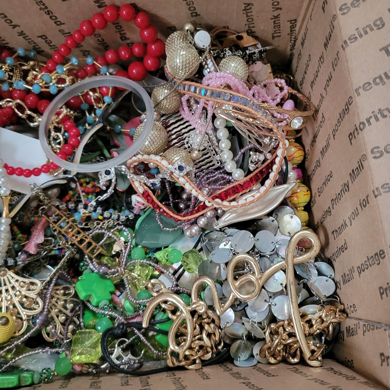 Wearable Bulk Jewelry Lot Vintage New Signed Unsigned Esate Thrift eBay