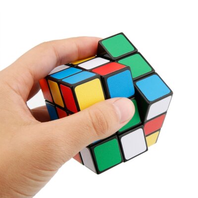 2 X Zauberwürfel Speed Cube 3X3 Puzzle Super robust mit lebendigen Geschenk DE