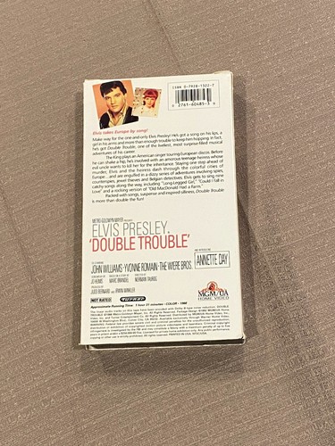 Vintage 1966 Elvis Presley "Double Trouble" VHS Comedy MGM Very Good TESTED - Bild 3 von 3